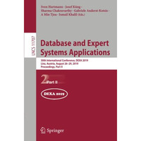 Database and Expert Systems Applications: 30th International Conference, DEXA 20 [Paperback]