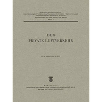 Der private Luftverkehr [Paperback]