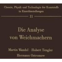 Die Analyse von Weichmachern [Paperback]