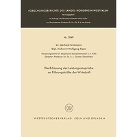 Die Erfassung der Leistungsanspr?che an F?hrungskr?fte der Wirtschaft [Paperback]