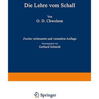 Die Lehre vom Schall [Paperback]