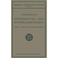 Differential- und Integralrechnung: Differentialrechnung [Paperback]