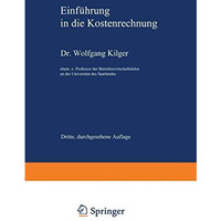 Einf?hrung in die Kostenrechnung [Paperback]