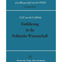 Einf?hrung in die Politische Wissenschaft [Paperback]