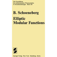 Elliptic Modular Functions: An Introduction [Paperback]