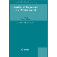 Freedom of Expression in a Diverse World [Hardcover]