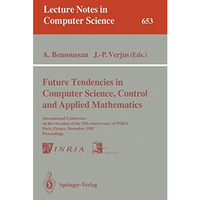 Future Tendencies in Computer Science, Control and Applied Mathematics: Internat [Paperback]