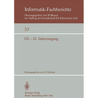 GI  10. Jahrestagung: Saarbr?cken, 30. September  2. Oktober 1980 [Paperback]