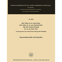 Gemeindehaushalt und Konjunktur [Paperback]