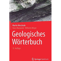 Geologisches W?rterbuch [Hardcover]