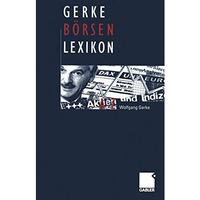 Gerke B?rsen Lexikon [Paperback]