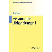 Gesammelte Abhandlungen I [Paperback]