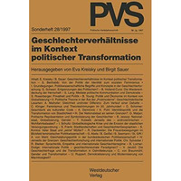 Geschlechterverh?ltnisse im Kontext politischer Transformation [Paperback]