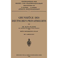 Grundz?ge des Deutschen Privatrechts [Paperback]