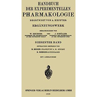 Handbuch der Experimentellen Pharmakologie: Erg?nzungswerk [Paperback]