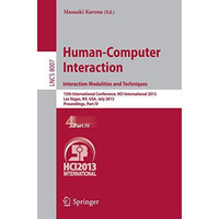 Human-Computer Interaction: Interaction Modalities and Techniques: 15th Internat [Paperback]