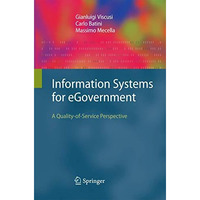 Information Systems for eGovernment: A Quality-of-Service Perspective [Paperback]