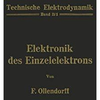 Innere Elektronik Erster Teil Elektronik des Einzelelektrons [Paperback]