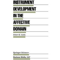 Instrument Development in the Affective Domain [Paperback]