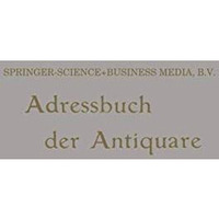 Internationales Adressbuch der Antiquar-Buchh?ndler / International Directory of [Paperback]