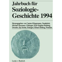 Jahrbuch f?r Soziologiegeschichte 1994 [Paperback]