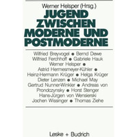 Jugend zwischen Moderne und Postmoderne [Paperback]