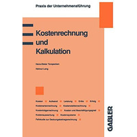 Kostenrechnung und Kalkulation [Paperback]