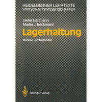 Lagerhaltung: Modelle und Methoden [Paperback]