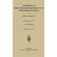 Lehrbuch der Thermochemie und Thermodynamik [Paperback]