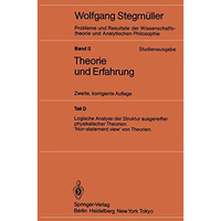 Logische Analyse der Struktur ausgereifter physikalischer Theorien Non-statemen [Paperback]