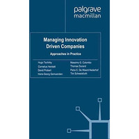 Managing Innovation Driven Companies: Approaches in Practice [Paperback]