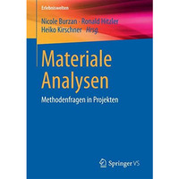 Materiale Analysen: Methodenfragen in Projekten [Paperback]