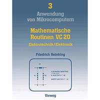 Mathematische Routinen VC 20: Elektrotechnik/Elektronik [Paperback]