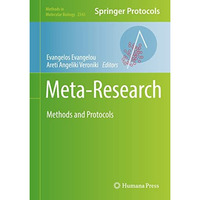 Meta-Research: Methods and Protocols [Hardcover]