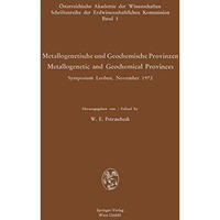 Metallogenetische und Geochemische Provinzen / Metallogenetic and Geochemical Pr [Paperback]