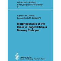 Morphogenesis of the Brain in Staged Rhesus Monkey Embryos [Paperback]