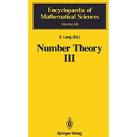 Number Theory III: Diophantine Geometry [Hardcover]