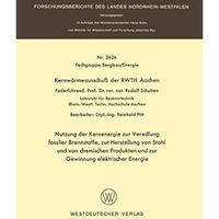 Nutzung der Kernenergie zur Veredlung fossiler Brennstoffe, zur Herstellung von  [Paperback]