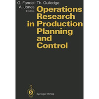 Operations Research in Production Planning and Control: Proceedings of a Joint G [Paperback]