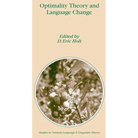 Optimality Theory and Language Change [Paperback]