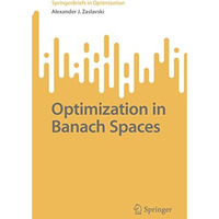 Optimization in Banach Spaces [Paperback]