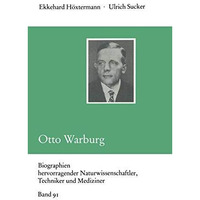 Otto Warburg [Paperback]