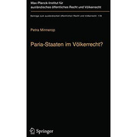 Paria-Staaten im V?lkerrecht? [Hardcover]