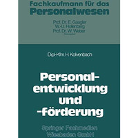 Personalentwicklung und -f?rderung [Paperback]