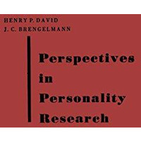 Perspectives in Personality Research [Paperback]