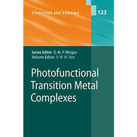 Photofunctional Transition Metal Complexes [Hardcover]