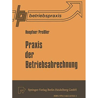 Praxis der Betriebsabrechnung [Paperback]