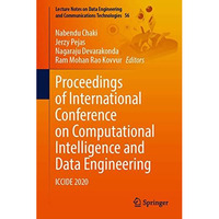 Proceedings of International Conference on Computational Intelligence and Data E [Hardcover]