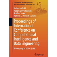 Proceedings of International Conference on Computational Intelligence and Data E [Paperback]