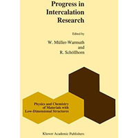 Progress in Intercalation Research [Hardcover]